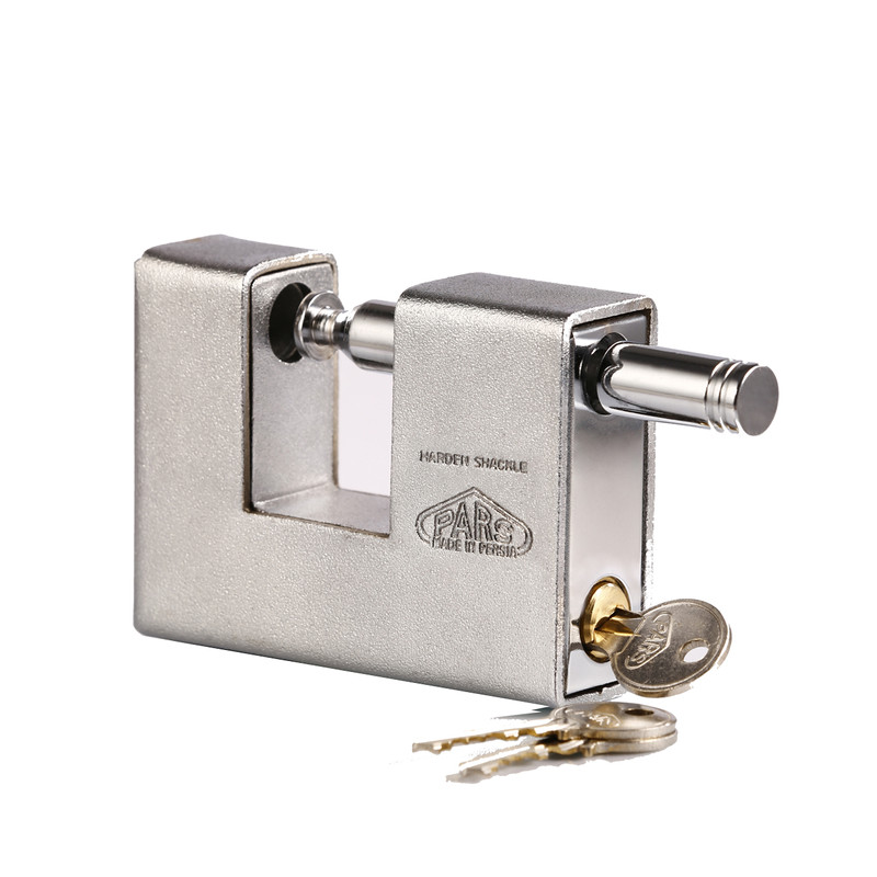 قفل کتابی 1000SX روکشدار کلید چهار پر پارس Pars