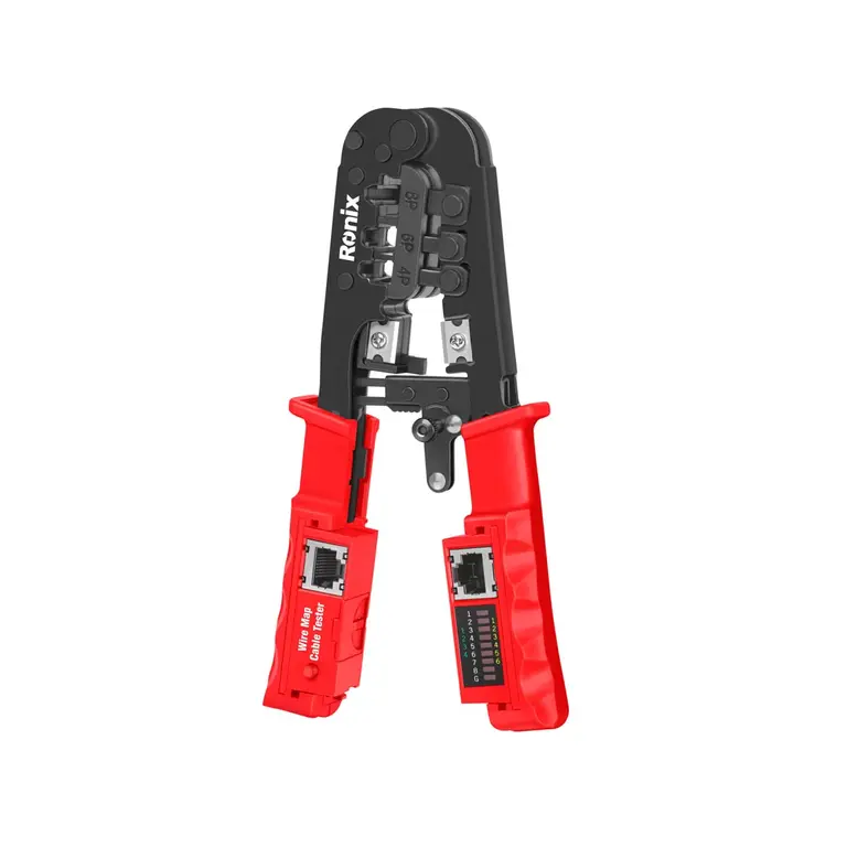 انبر سوکت زن تلفن و شبکه به همراه تستر شبکه رونیکس RH-1831 Ronix