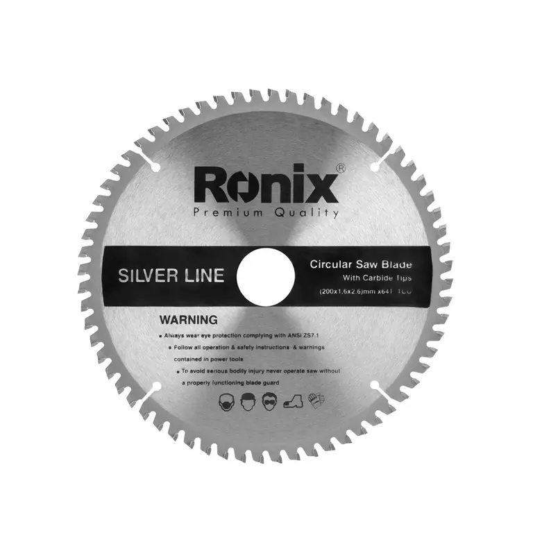 اره الماسه 200×64 MDF silverline رونیکس RH-5126 Ronix