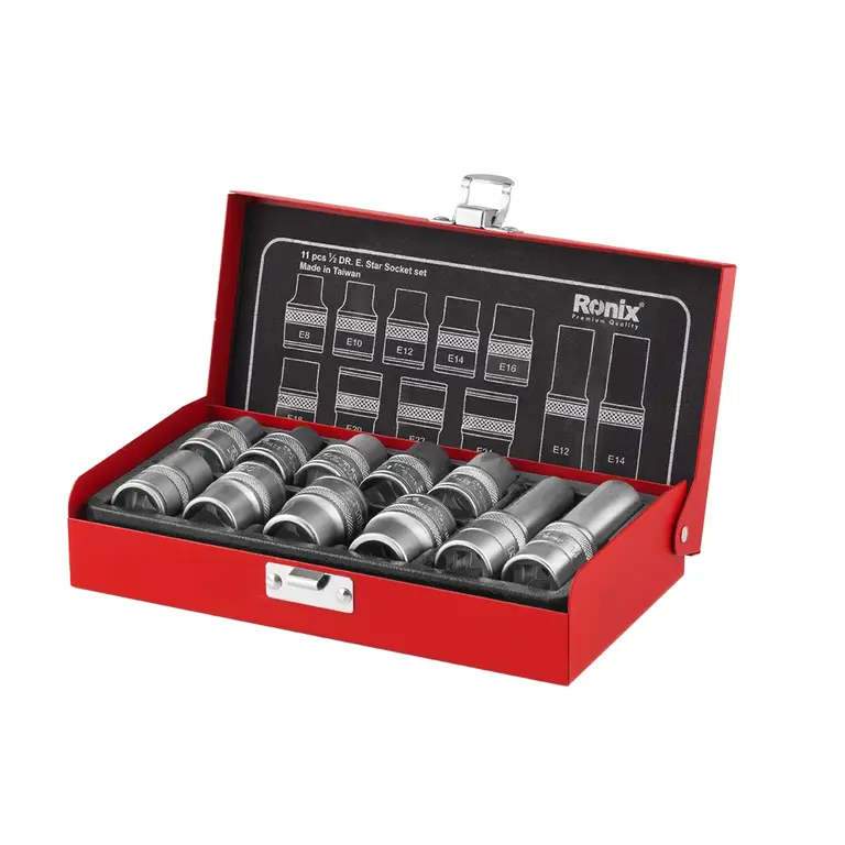 جعبه بکس 1/2 اینچ 11 پارچه E رونیکس RH-2694 Ronix