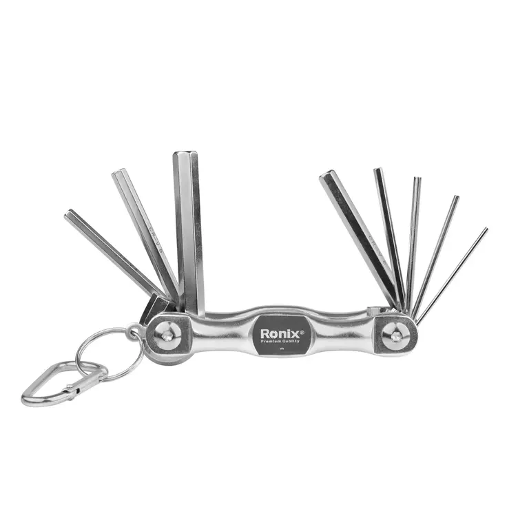 مجموعه 8 عددی آچار آلن شش گوش چاقویی آلومینیوم رونیکس RH-2040 Ronix