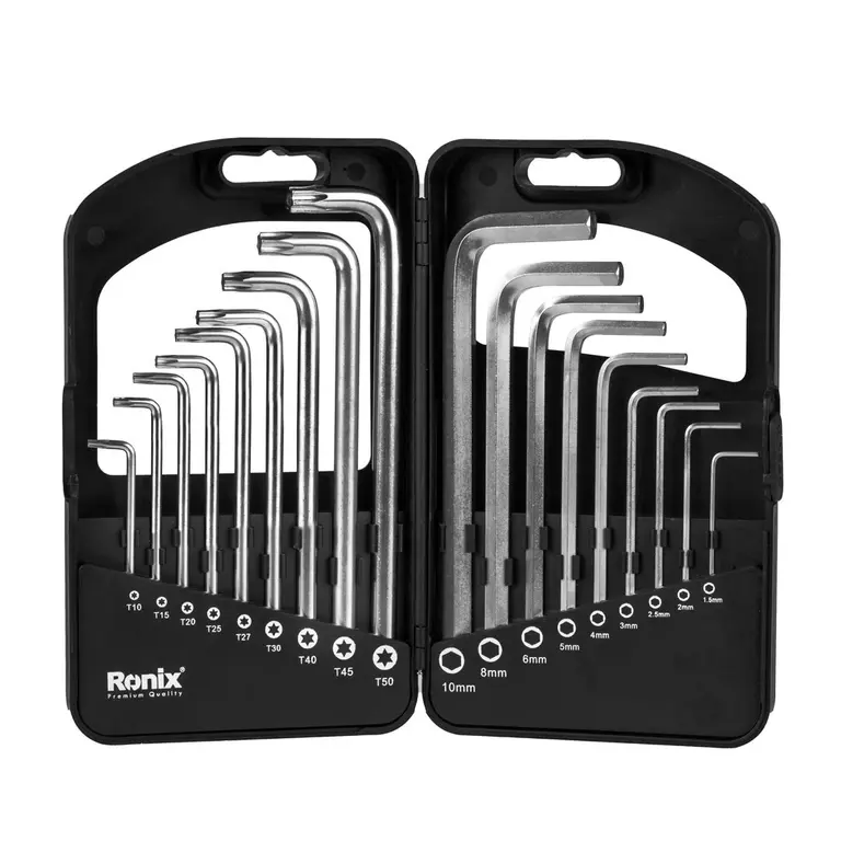 مجموعه 18 عددی آچار آلن بلند ترکیبی رونیکس RH-2052 Ronix