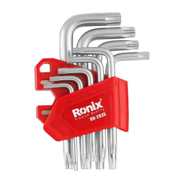 ست آلن ستاره ای 9عددی کوتاه مگنتی رونیکس RH-2035 Ronix