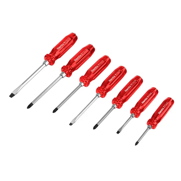 مجموعه 7 عددی پیچ گوشتی ضربه خور رونیکس RH-2906 Ronix