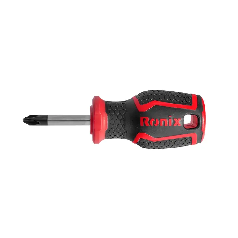 پیچ گوشتی دسته پلاستیکی دورنگ 38*6 چهارسو رونیکس RH-2846 Ronix
