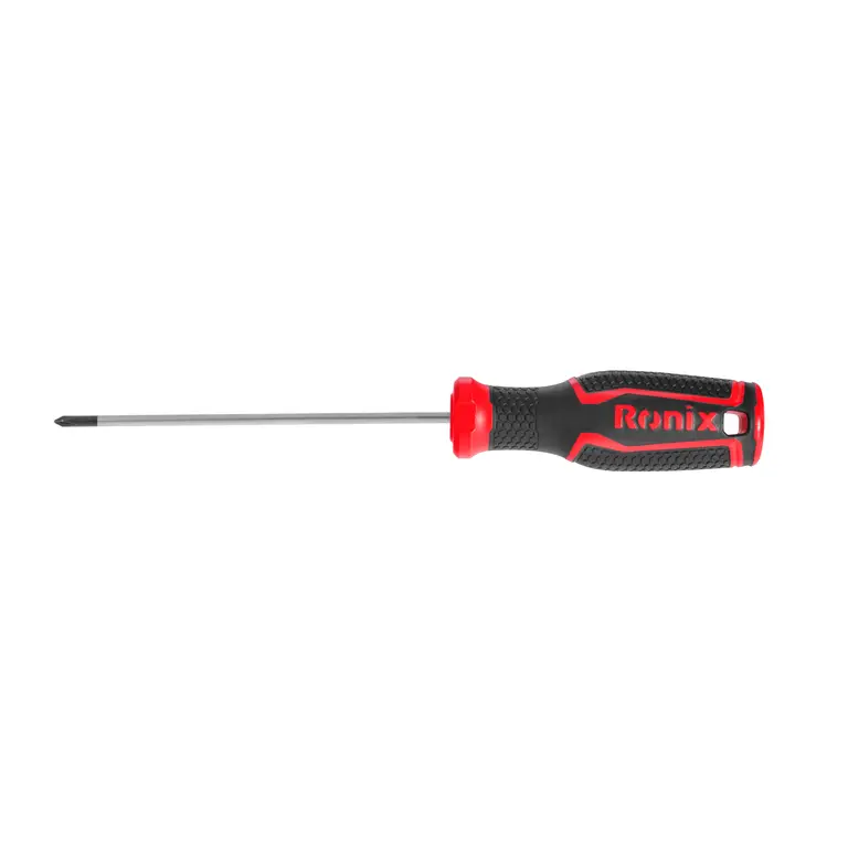 پیچ گوشتی دسته پلاستیکی دورنگ 100*3 چهارسو رونیکس RH-2841 Ronix