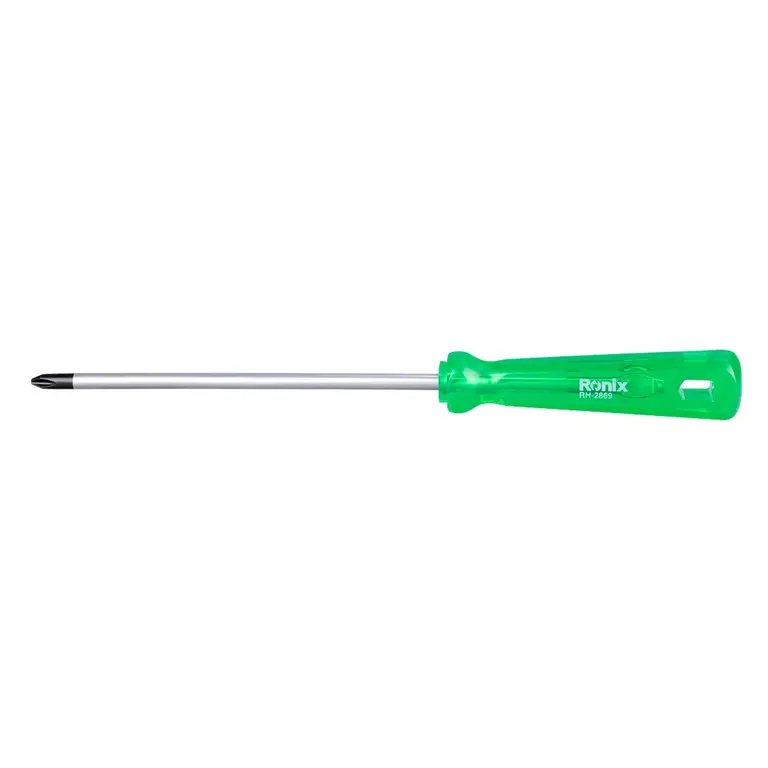 پیچ گوشتی تکی ساده 150*6 چهارسو کریستالی رونیکس RH-2869 Ronix