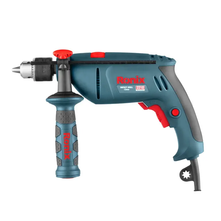 دریل 13 چکشی برقی 810 وات با کیف رونیکس Ronix 2210
