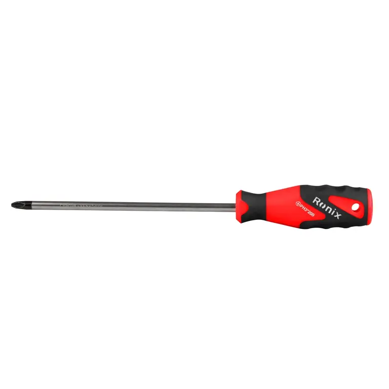 پیچ گوشتی تکی دسته TPR چهارسو 200×8 رونیکس RH-2886 Ronix