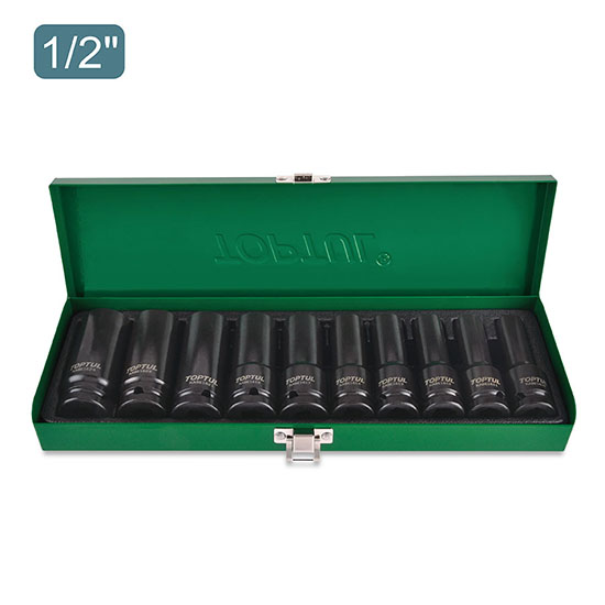 جعبه بکس فشار قوی بلند 1/2  24~10 تاپ تول TOPTUL